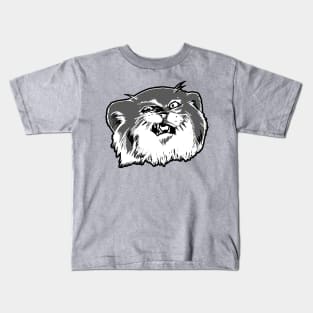 Manul -Pallaskatze - grumpy face Kids T-Shirt